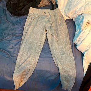 Soft gray sweat pants